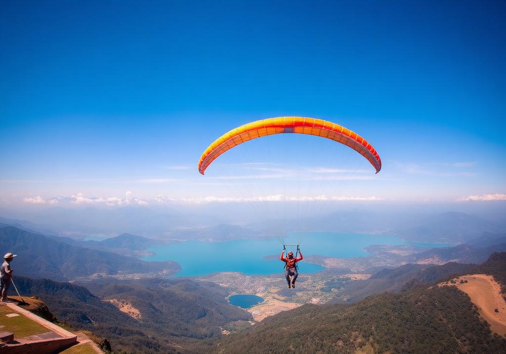 Paragliding in Pokhara Nepal